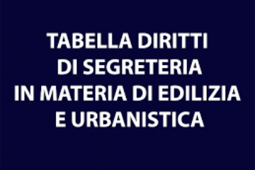 Diritti di segreteria in materia di Edilizia e Urbanistica