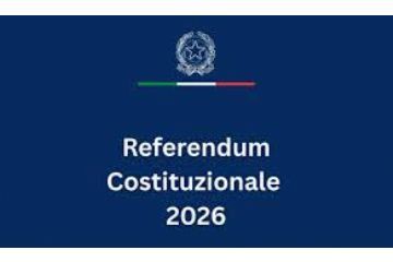 22 e 23 marzo 2026  - Referendum Costituzionale in materia  di giustizia - INFORMATIVA