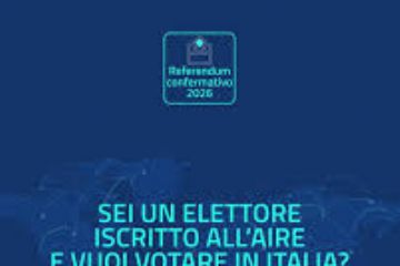 REFERENDUM CONFERMATIVO COSTITUZIONALE DEL 22-23 MARZO 2026 - Opzione degli elettori residenti all'estero o per il voto in Italia